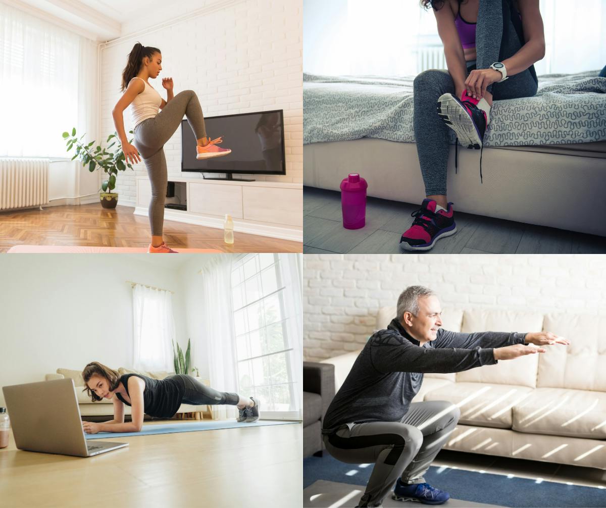 How to stay fit and healthy at home in lockdown